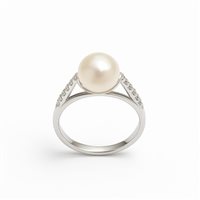 Ring Idee Preziose dal 1987 Woman in White Gold Perla IP.AK18B/85